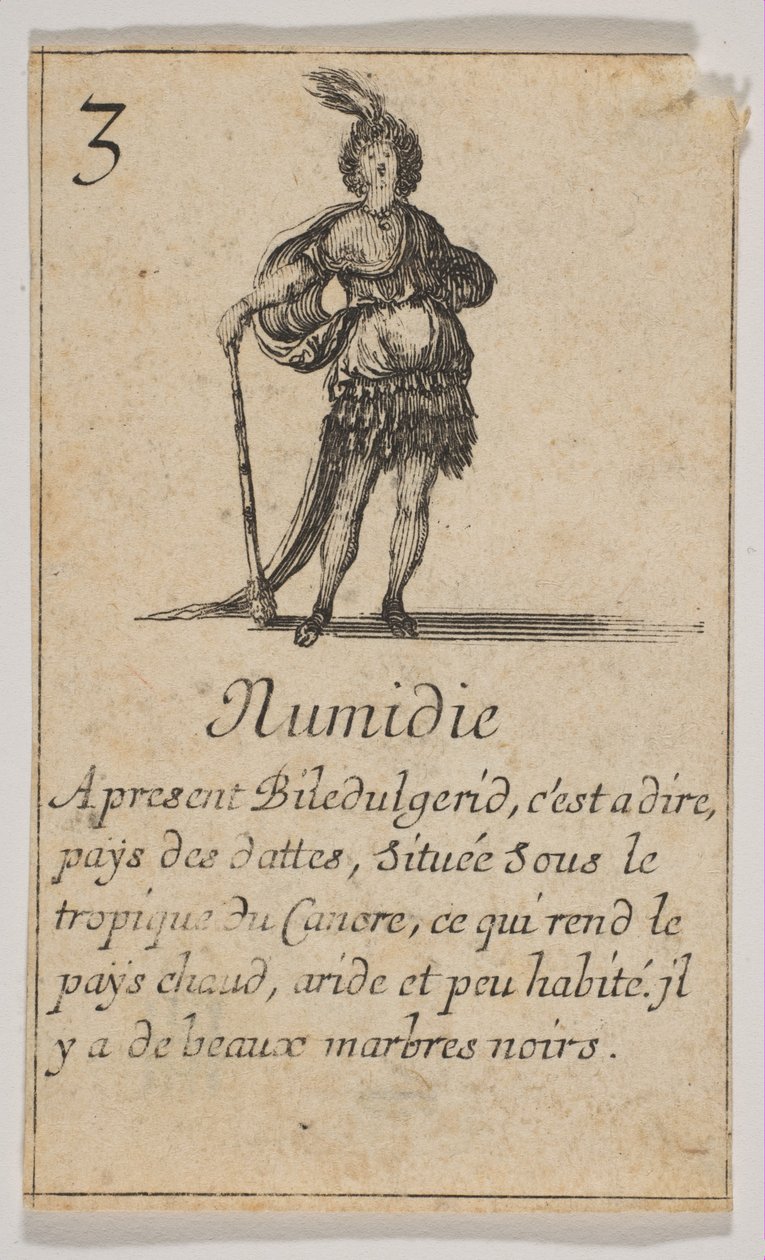 Numidya, 1644. by Stefano della Bella