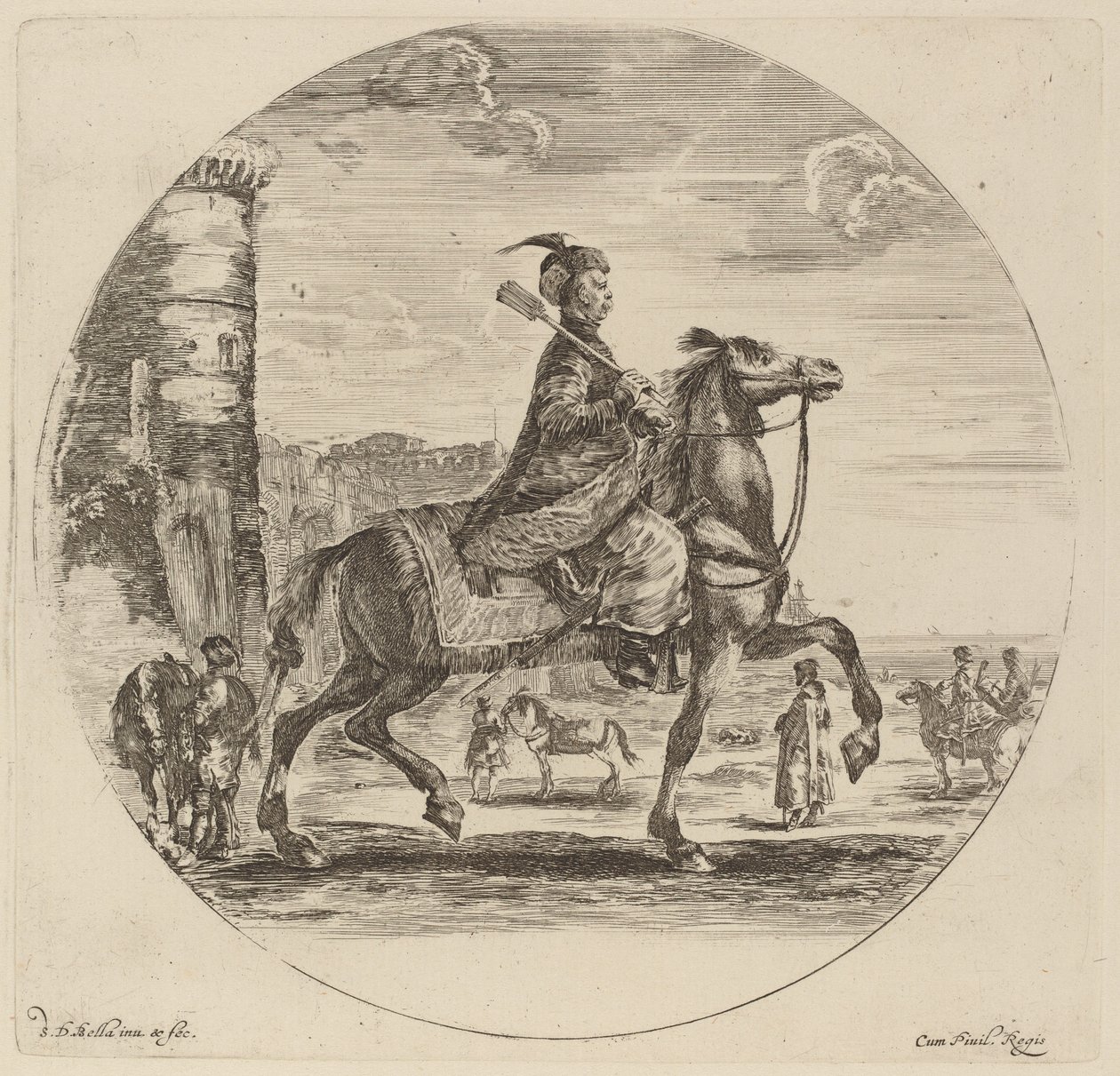 Polonyalı Şövalye. by Stefano della Bella