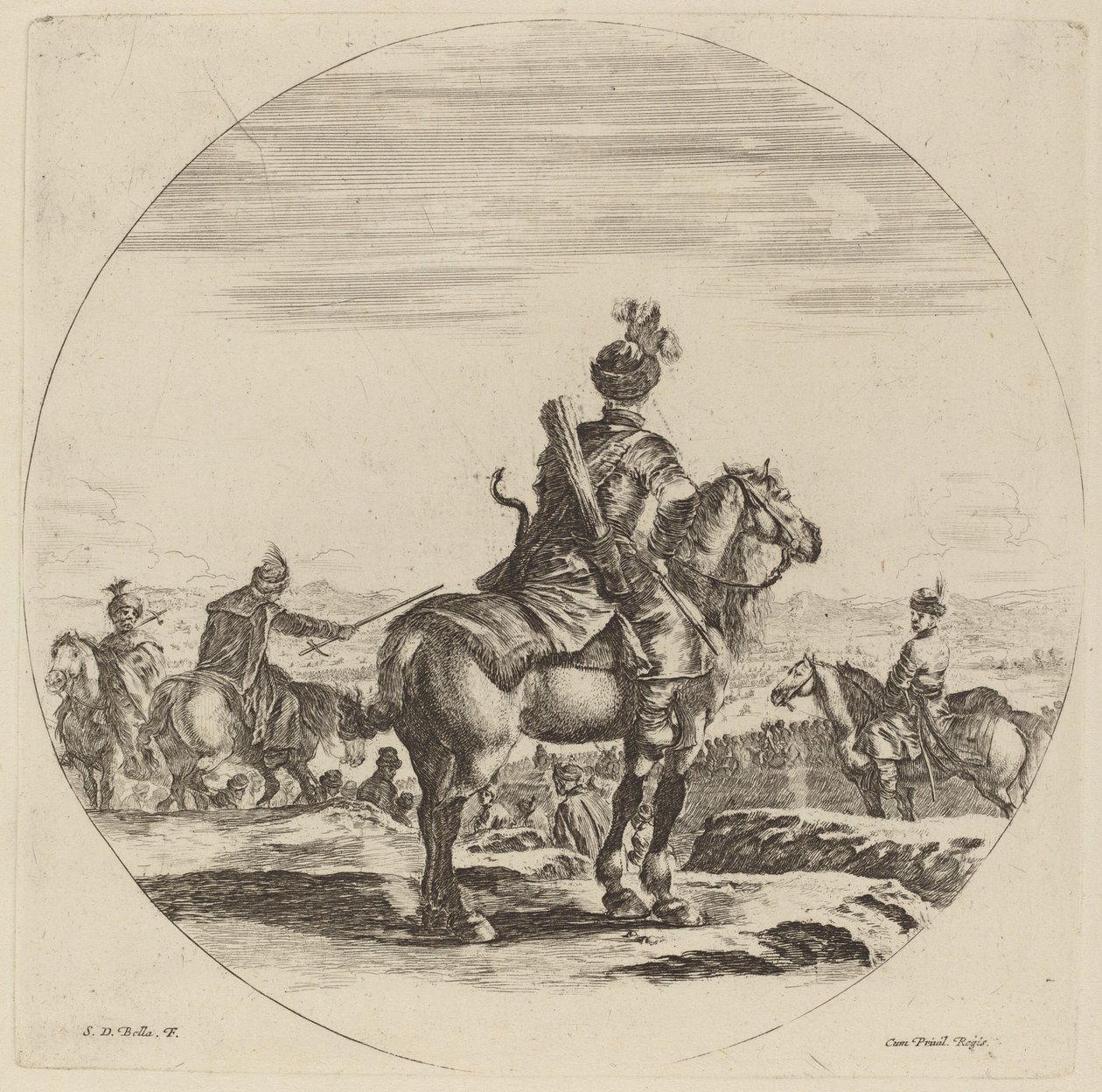 Polonyalı Şövalye. by Stefano della Bella