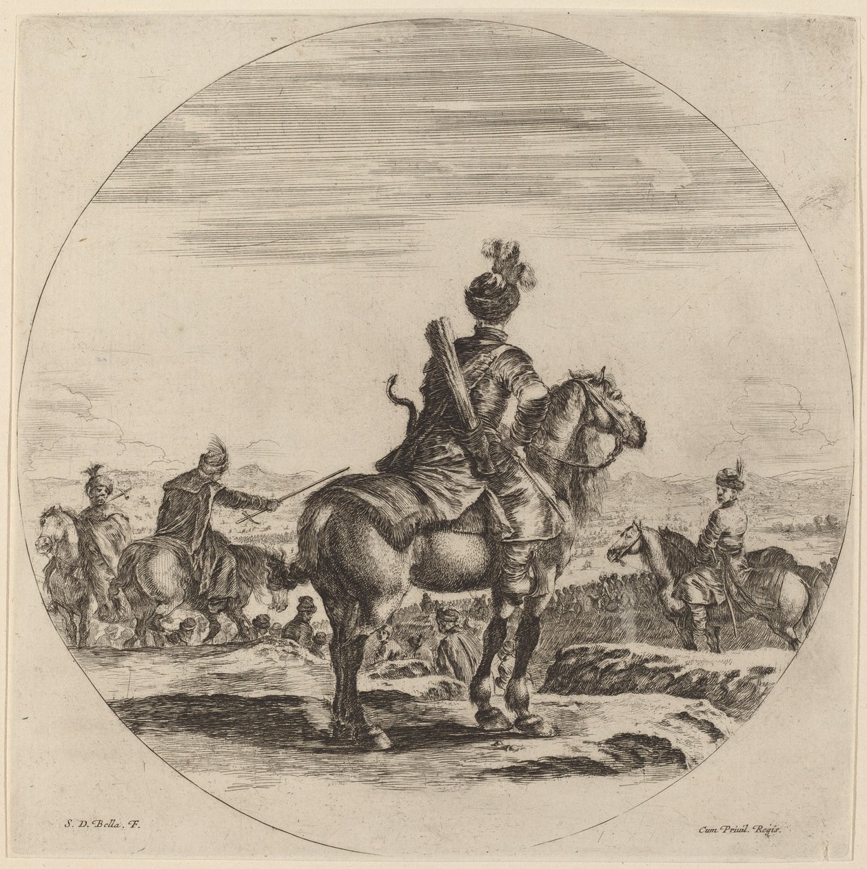 Polonyalı Süvari by Stefano della Bella