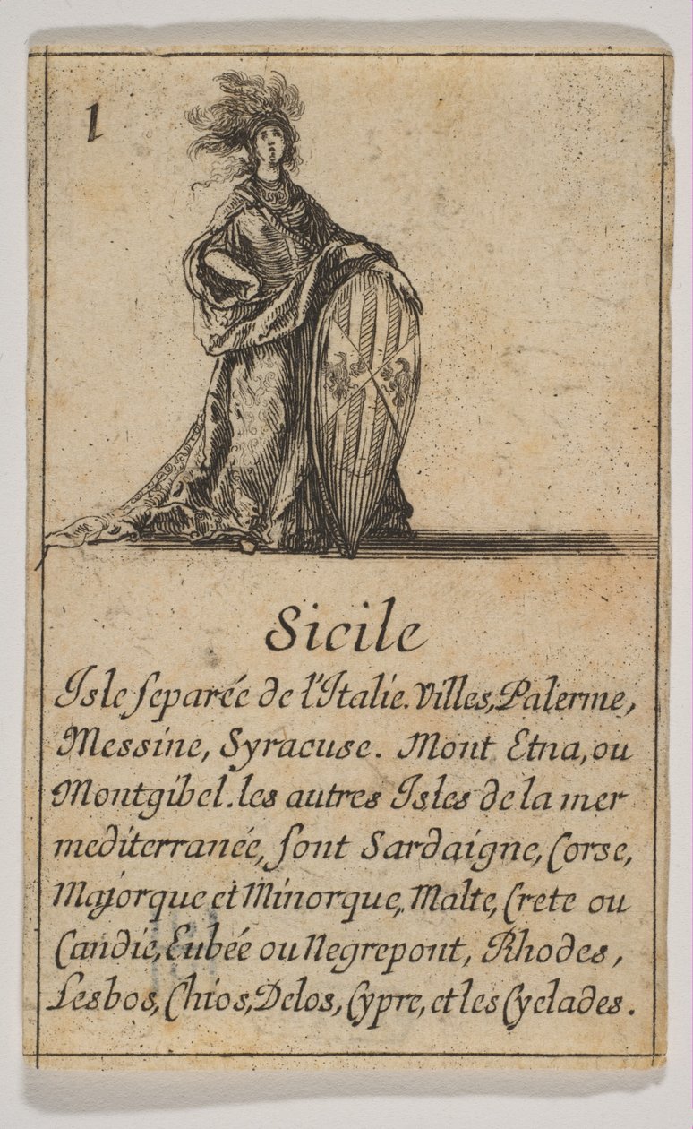 Sicilya, 1644. by Stefano della Bella