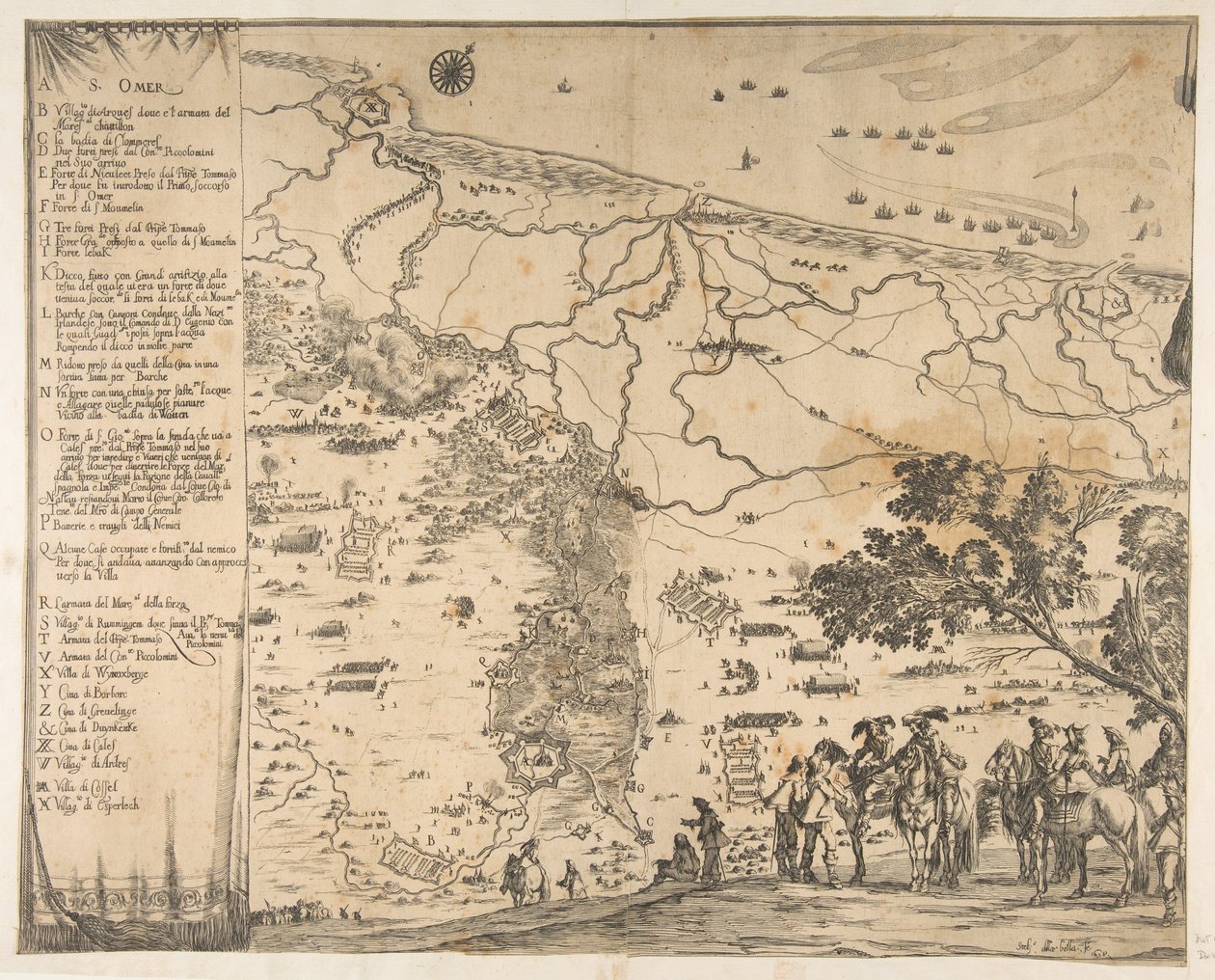 Saint-Omer Kuşatması, 1638. by Stefano della Bella