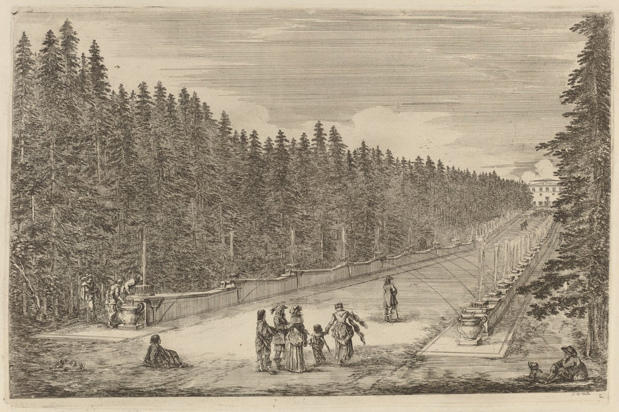Çeşmeler Bulvarı, muhtemelen 1653. by Stefano della Bella