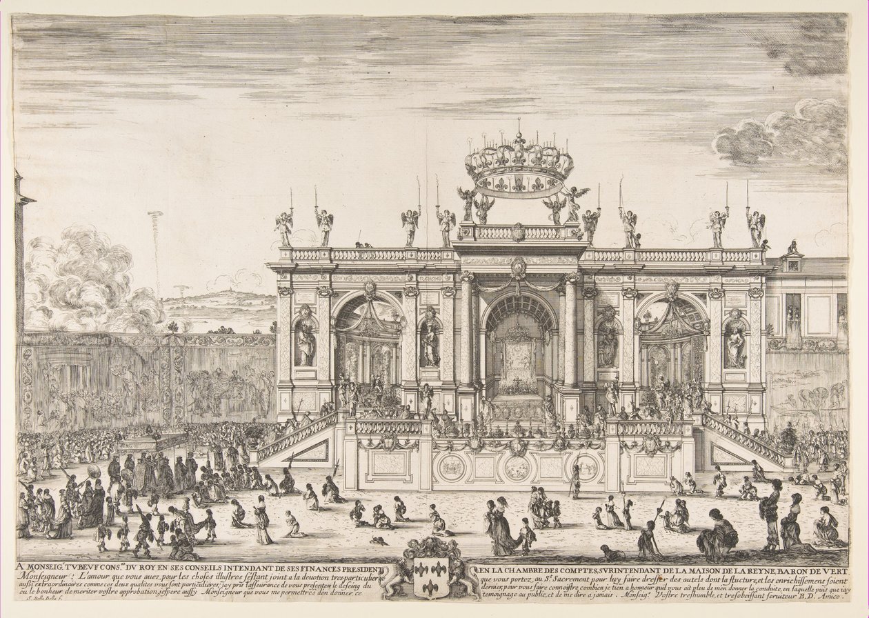 Kutsal Ayin Alayı, ca. 1648. by Stefano della Bella