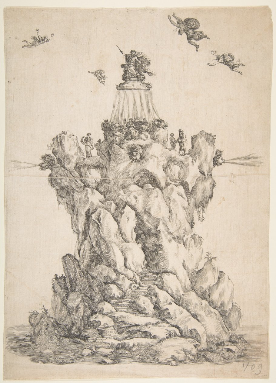 Aiolos Kayası, 1652. by Stefano della Bella