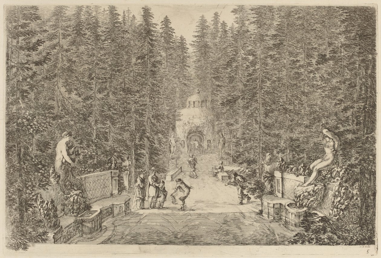 Su Spreyi, muhtemelen 1653. by Stefano della Bella