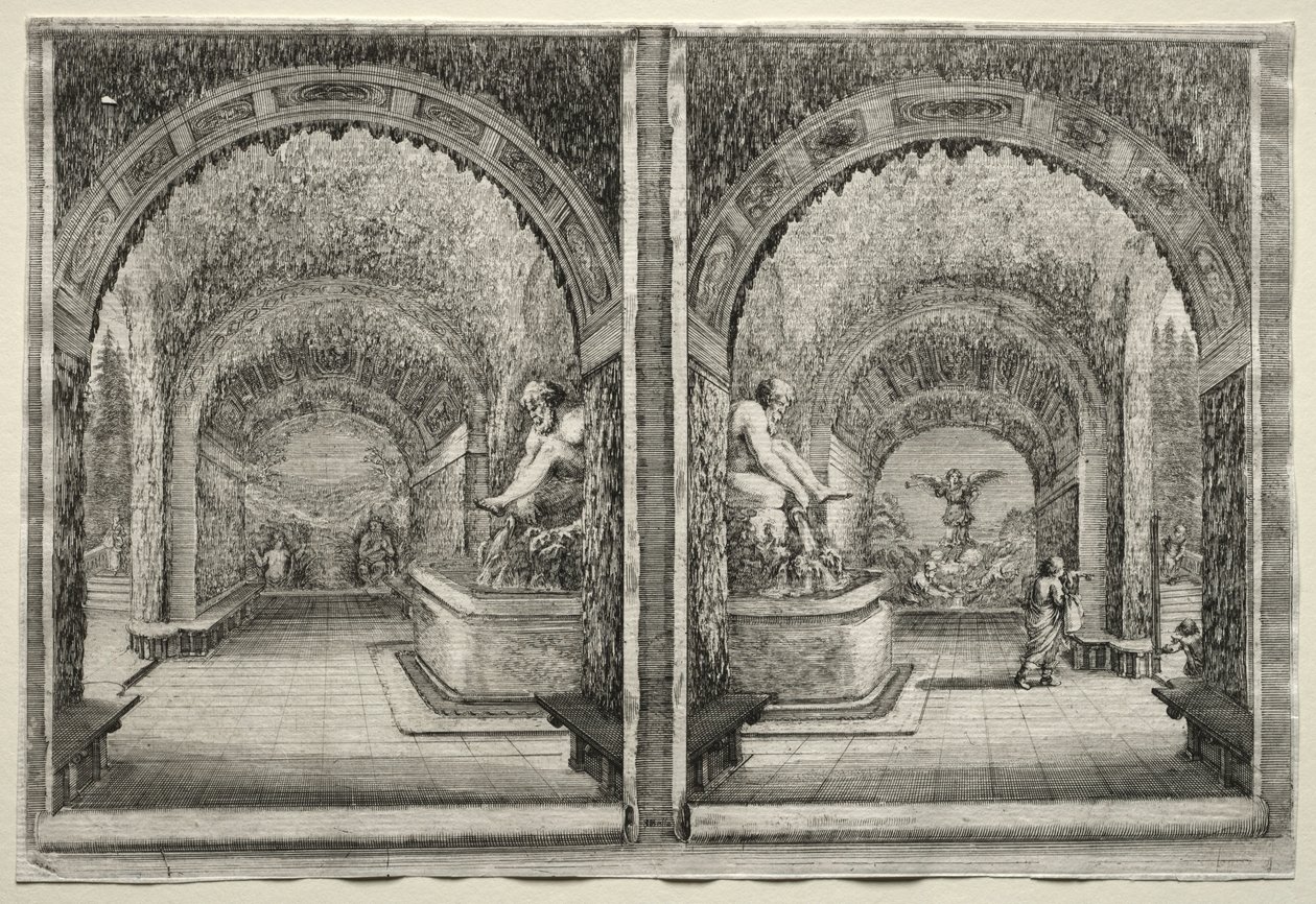 Pratolino Villasının Görünümleri: Grotto
