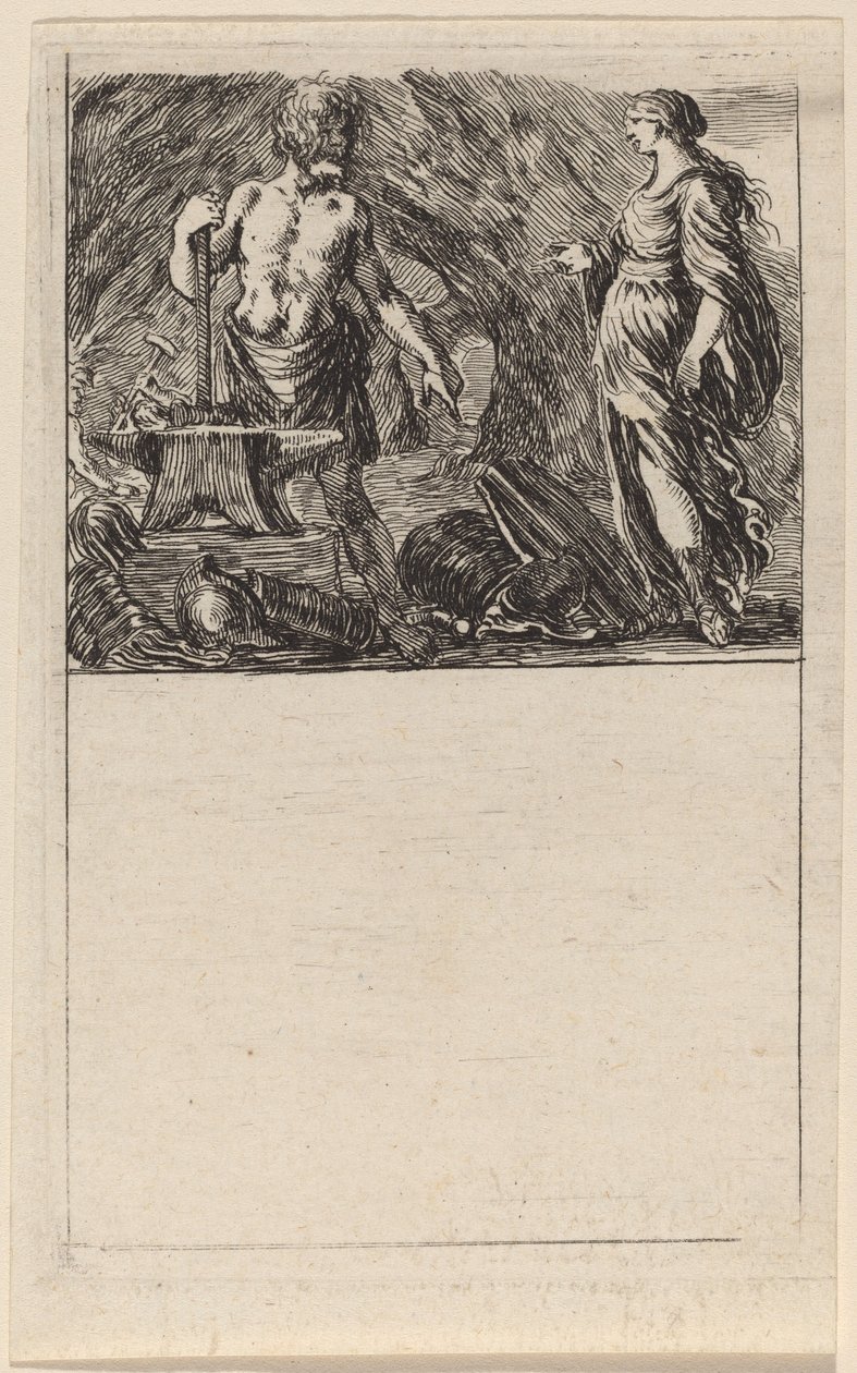 Vulcan ve Thetis, 1644. by Stefano della Bella