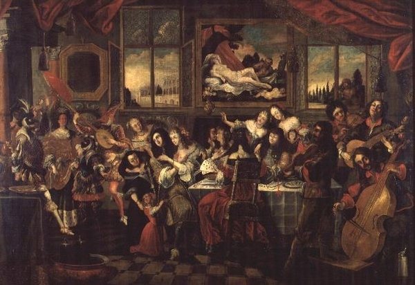 Fahişelerle Müsrif Oğul, c.1662 by Stephan Kessler