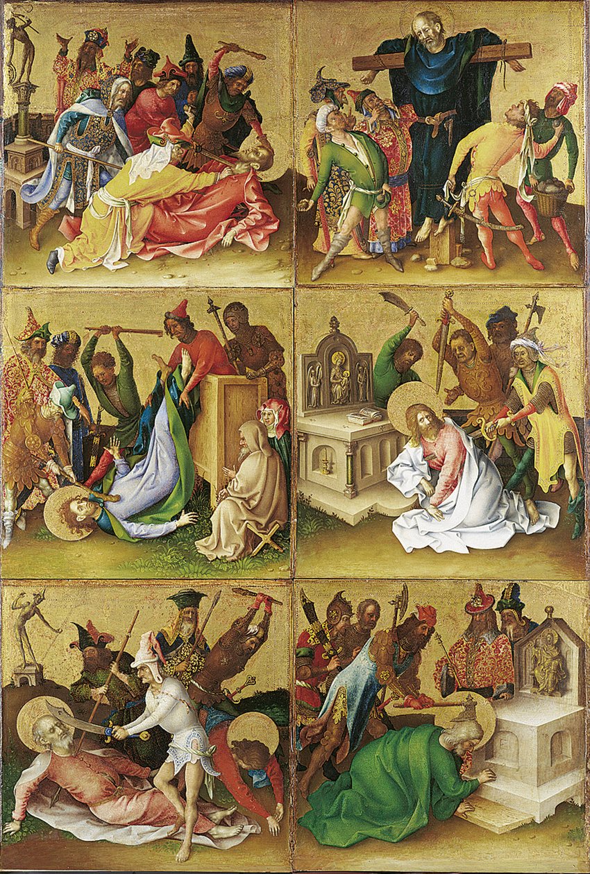Havarilerin Şehitliği. Sağ panel by Stephan Lochner