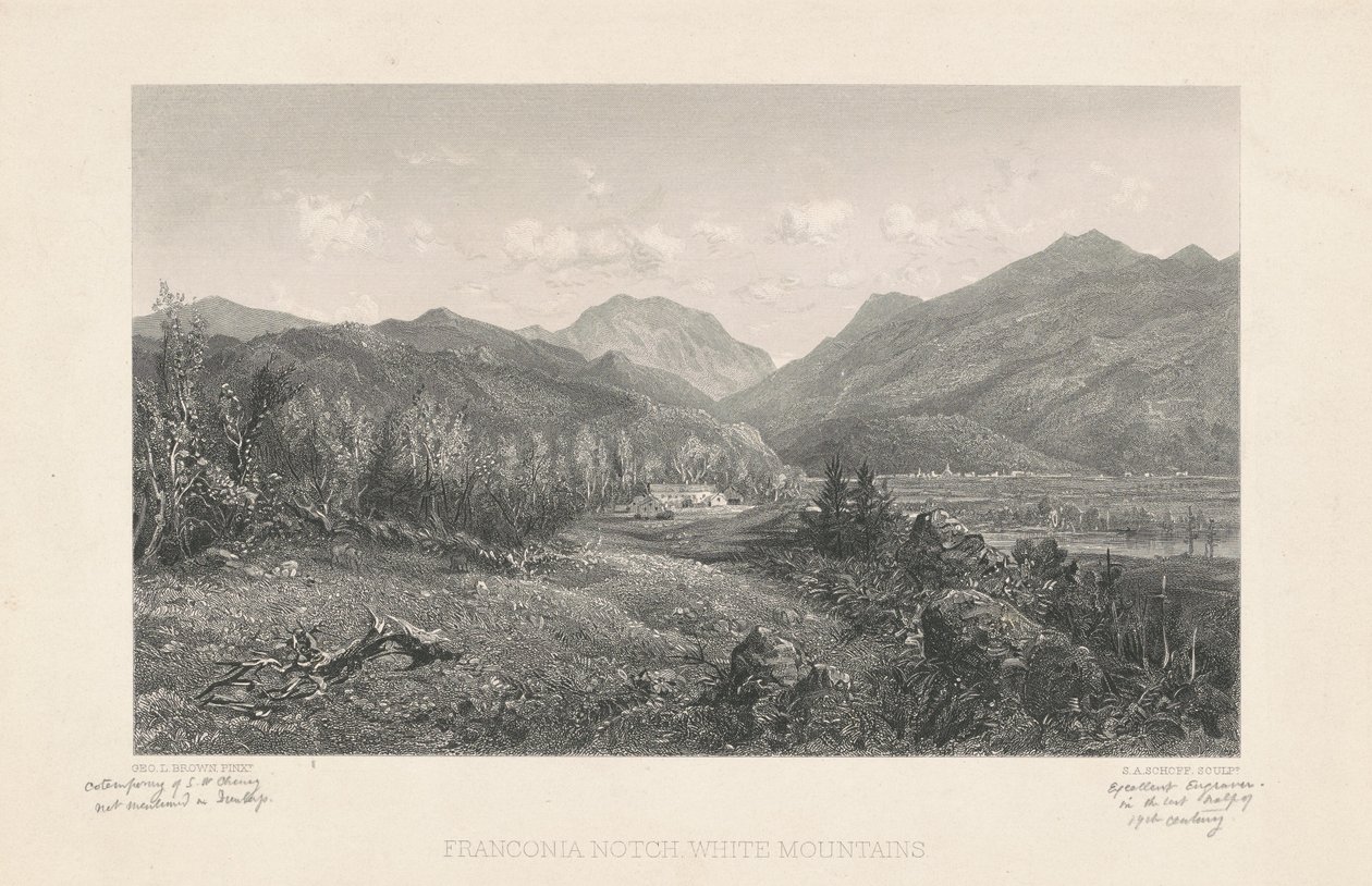 Frankonya Çentiği, Beyaz Dağlar by Stephen Alonzo Schoff, after George L. Brown