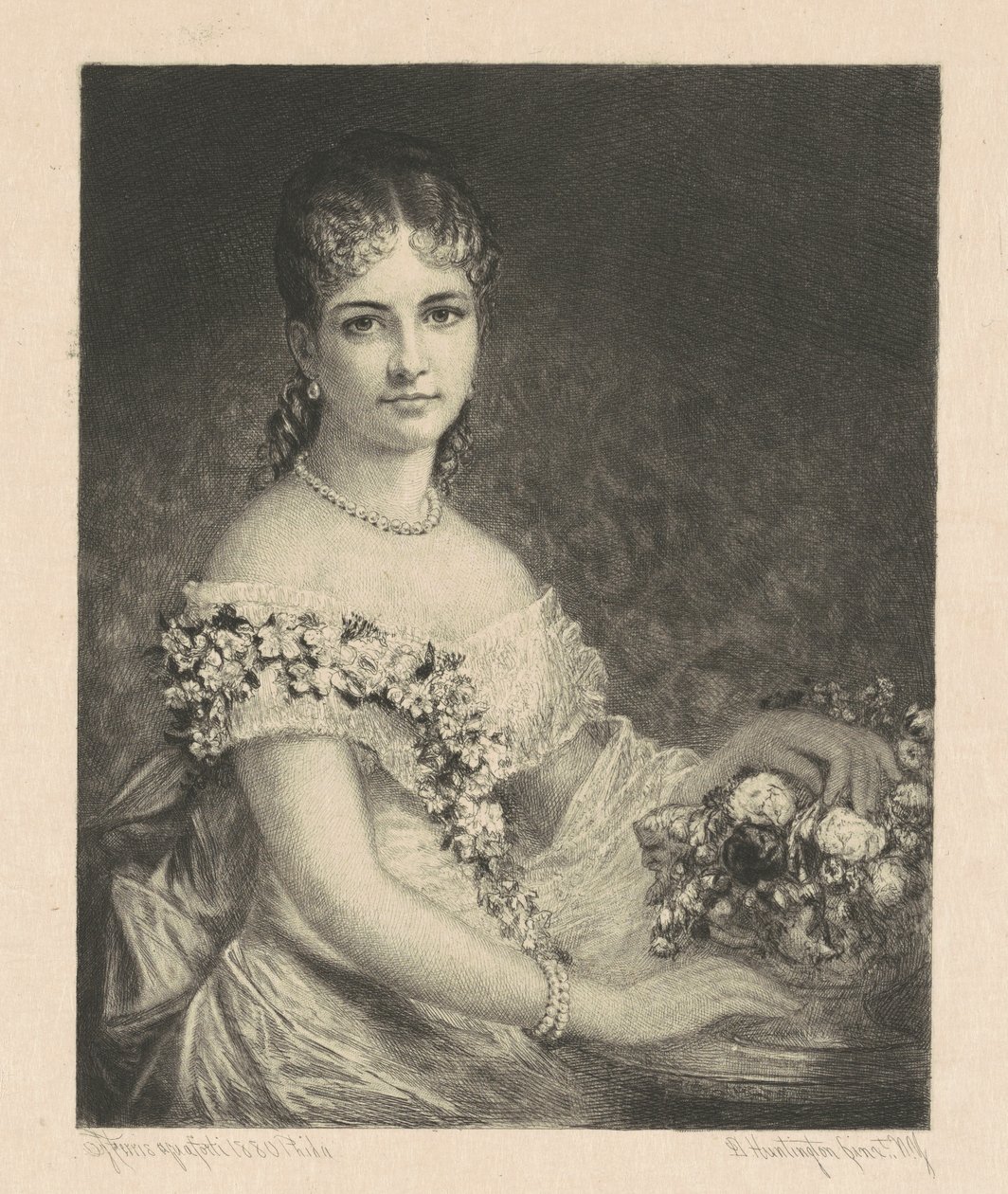 Bayan J. Coleman Drayton (Charlotte Augusta Astor) by Stephen James Ferris, after Daniel Huntington