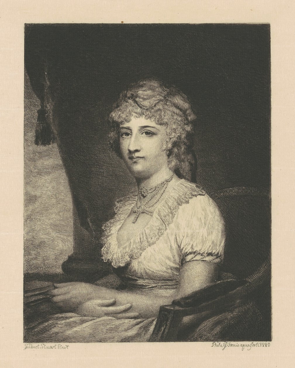 Bayan Phillip Nicklin (Julianna Chew) by Stephen James Ferris, after Gilbert Stuart
