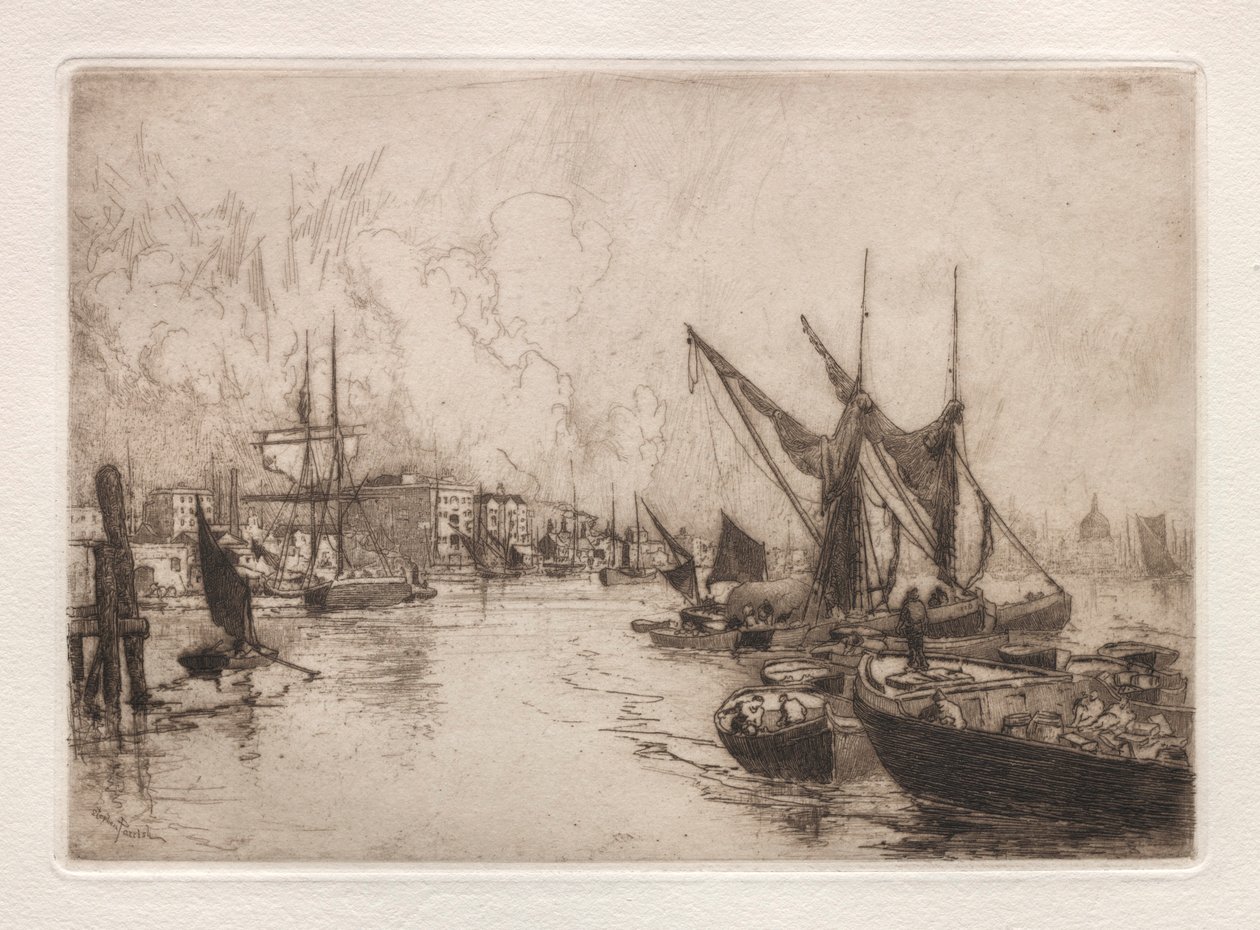 Thames Canterbury, Müh., Ağustos 1884., 1884. by Stephen Parrish