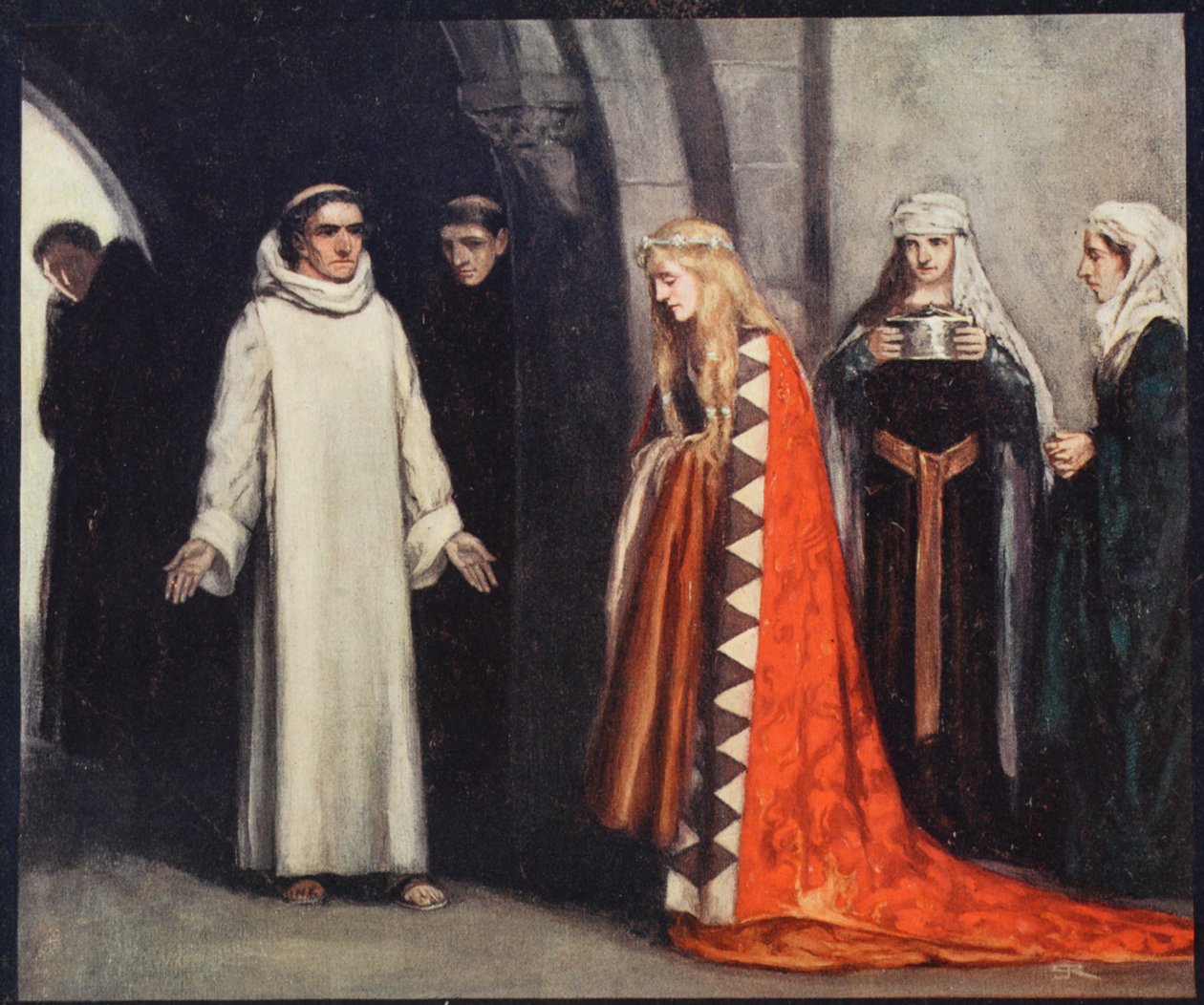 Saint Bernard ve Rahibe Hombeline, 
