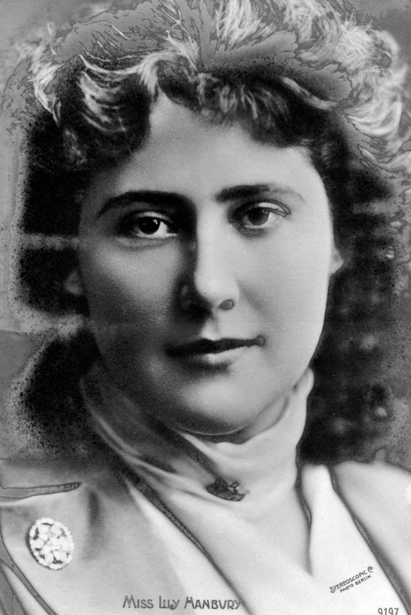 Lily Hanbury 1874-1908, İngiliz aktris, 20. yüzyılın başlarında. by Stereoscopic Company