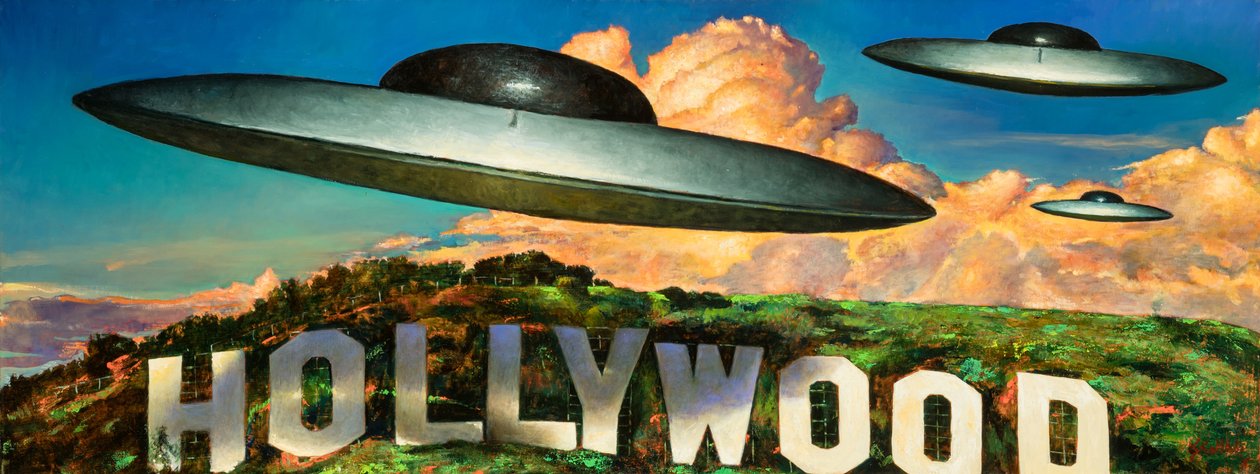 Land Of Reality, 2001 (keten üzerine yağlıboya) by Steven Skollar
