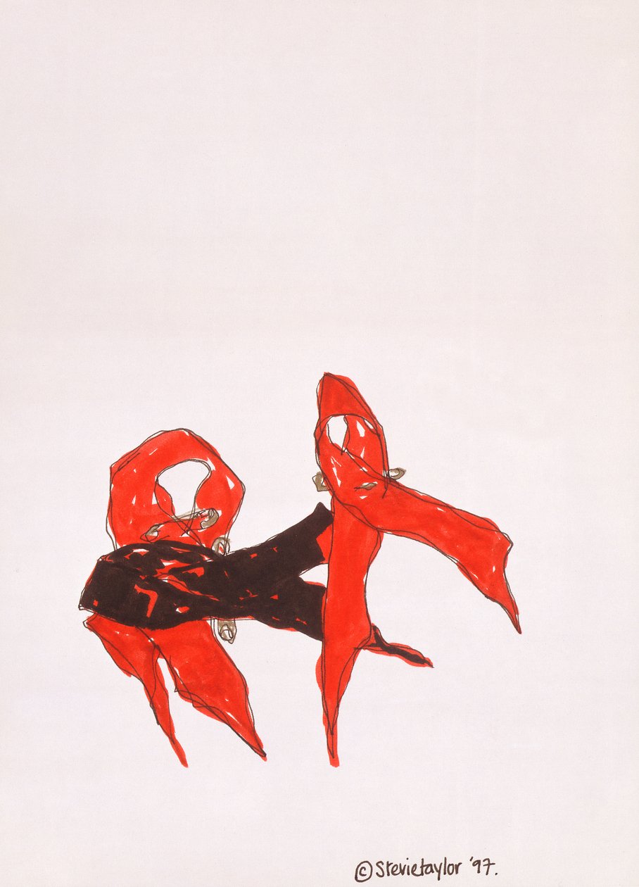 Bir arkadaşımız, 1997 (kalem ve mürekkep) by Stevie Taylor