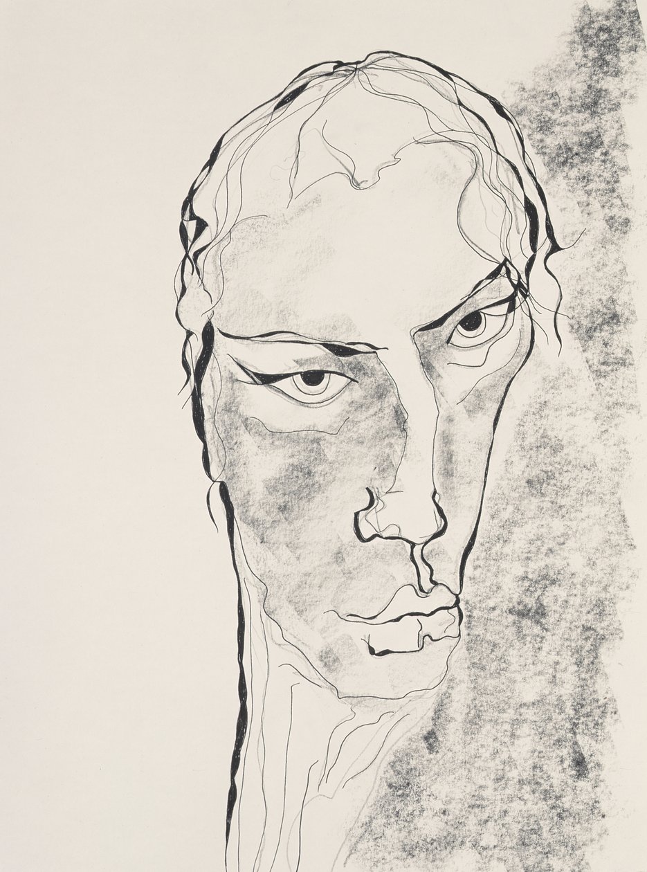 Donna Dee, 1998 (kağıt üzerine mürekkep ve kurşun kalem) by Stevie Taylor