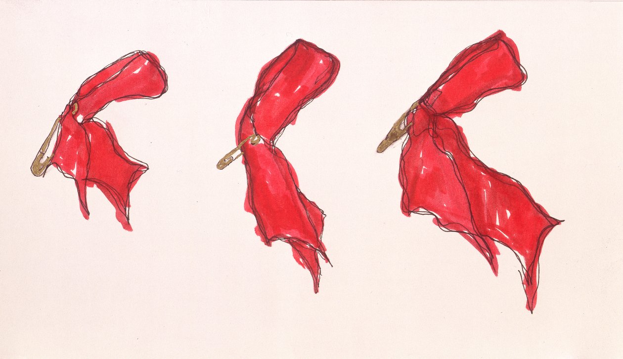 Kaldırılmış, 1997 (kalem ve mürekkep) by Stevie Taylor