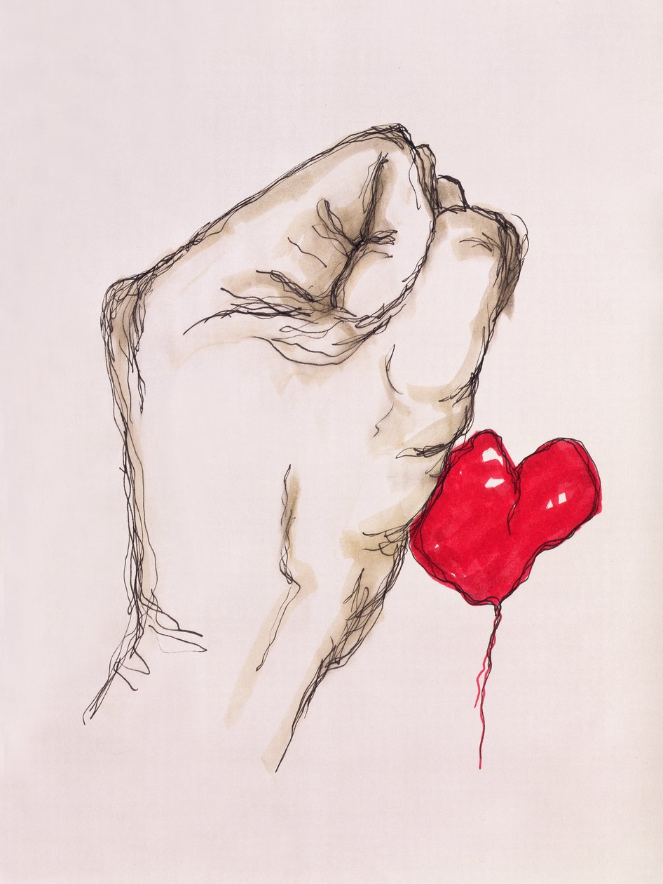 Zor Aşk, 1996 (kalem ve mürekkep) by Stevie Taylor