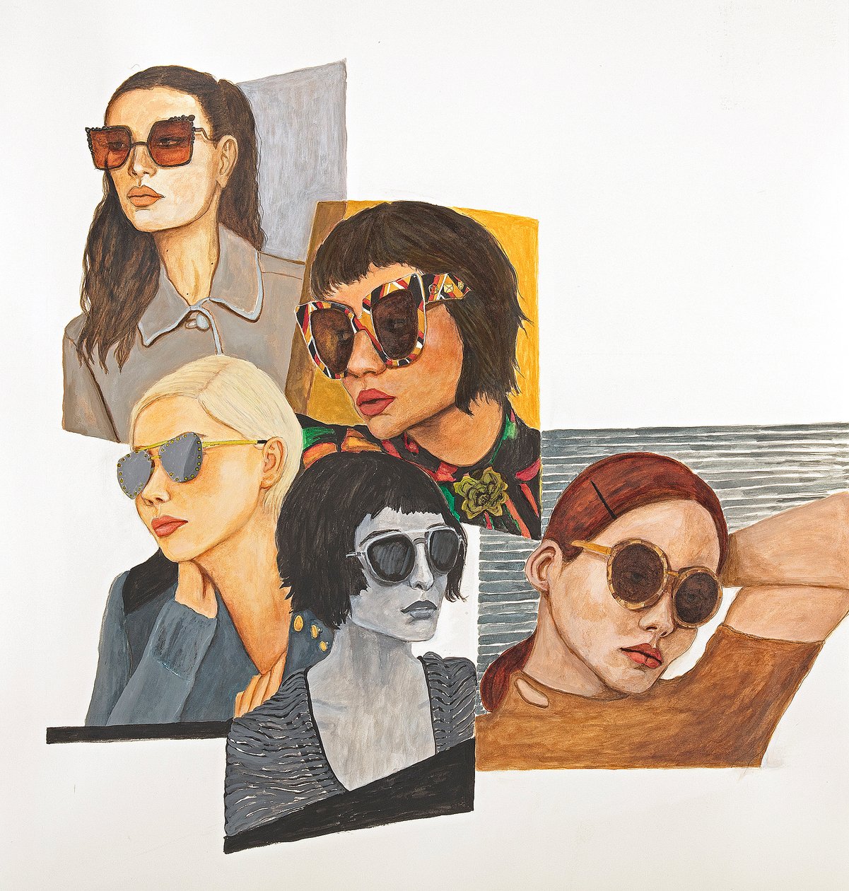 Güneş Gözlüklü Kadınlar, 2017 by Stevie Taylor