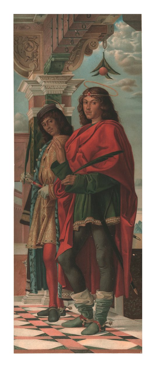 Aziz Nazarus ile Aziz Celsus, 1874. by Storch and Kramer