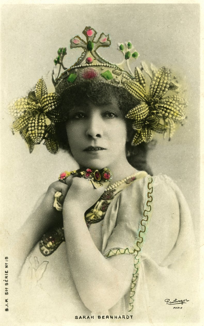 Henriette Rosine Bernard, namı diğer Sarah Bernhardt (1844-1923), Edmond Rostand
