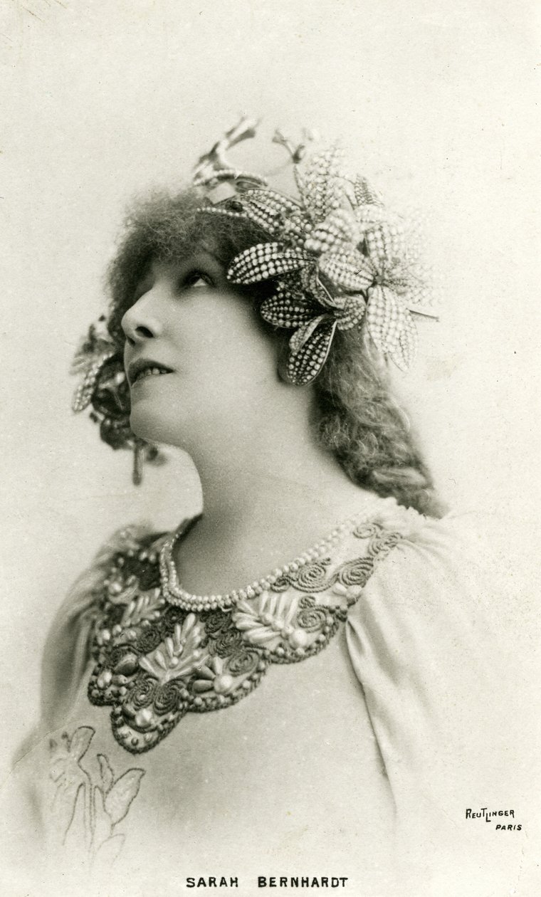 Henriette Rosine Bernard namı diğer Sarah Bernhardt (1844-1923), Edmond Rostand