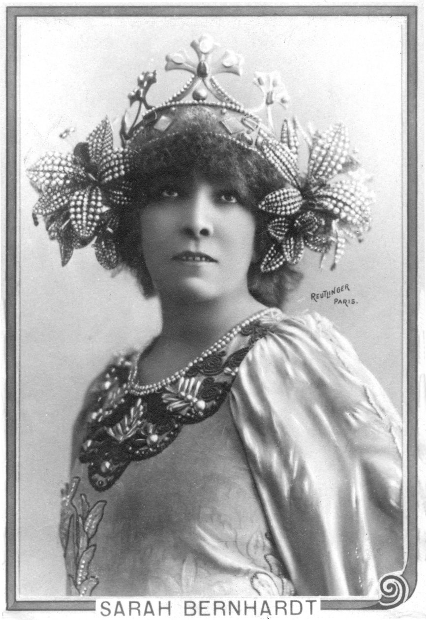 Henriette Rosine Bernard namı diğer Sarah Bernhardt (1844-1923), Edmond Rostand