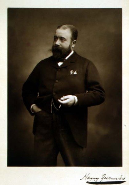 Harry Furniss (1854-1925), illüstratör ve karikatürist, portre fotoğrafı (s/b fotoğraf) by Studio Walery