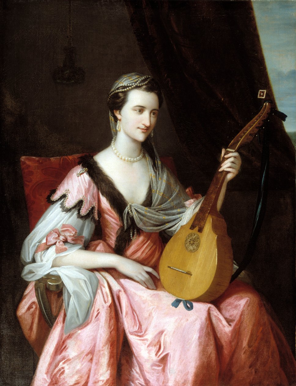Mary Hopkinson, yaklaşık 1764. by Studio of Benjamin West