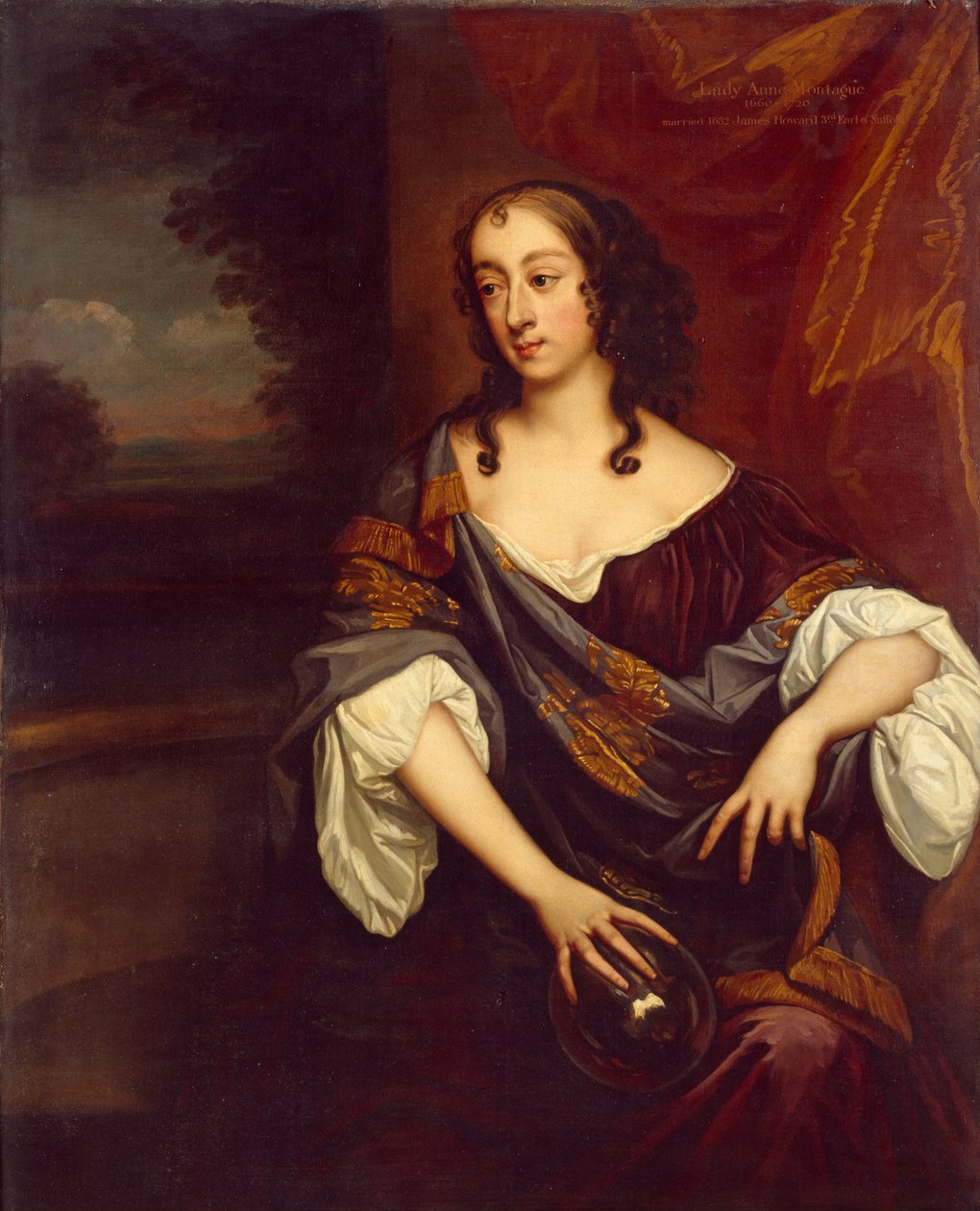 Elizabeth, Essex Kontesi, 17. yüzyıl by Studio of Sir Peter Lely
