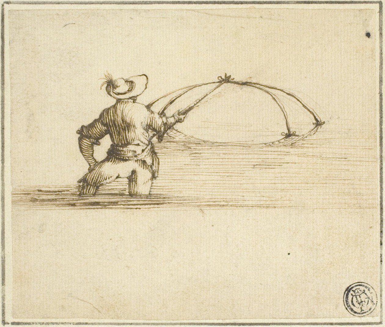 Ağlı Balıkçı by Style of Jacques Callot