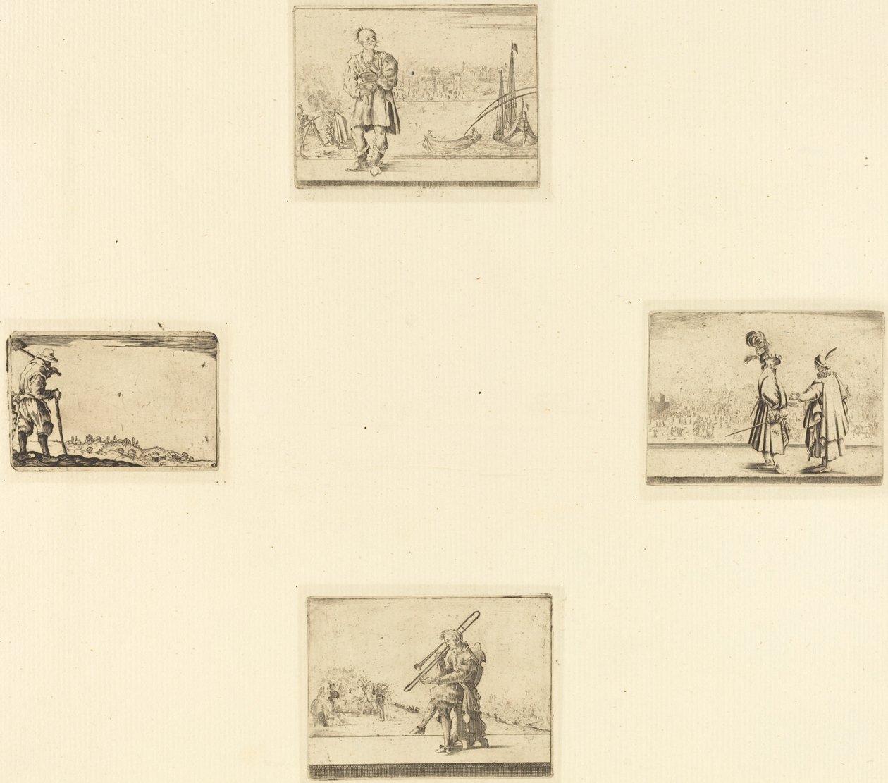 Gravür Sayfası by Style of Jacques Callot