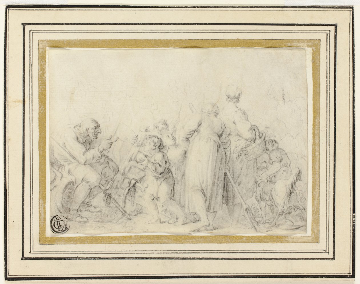  by Style of Jean Baptiste Greuze