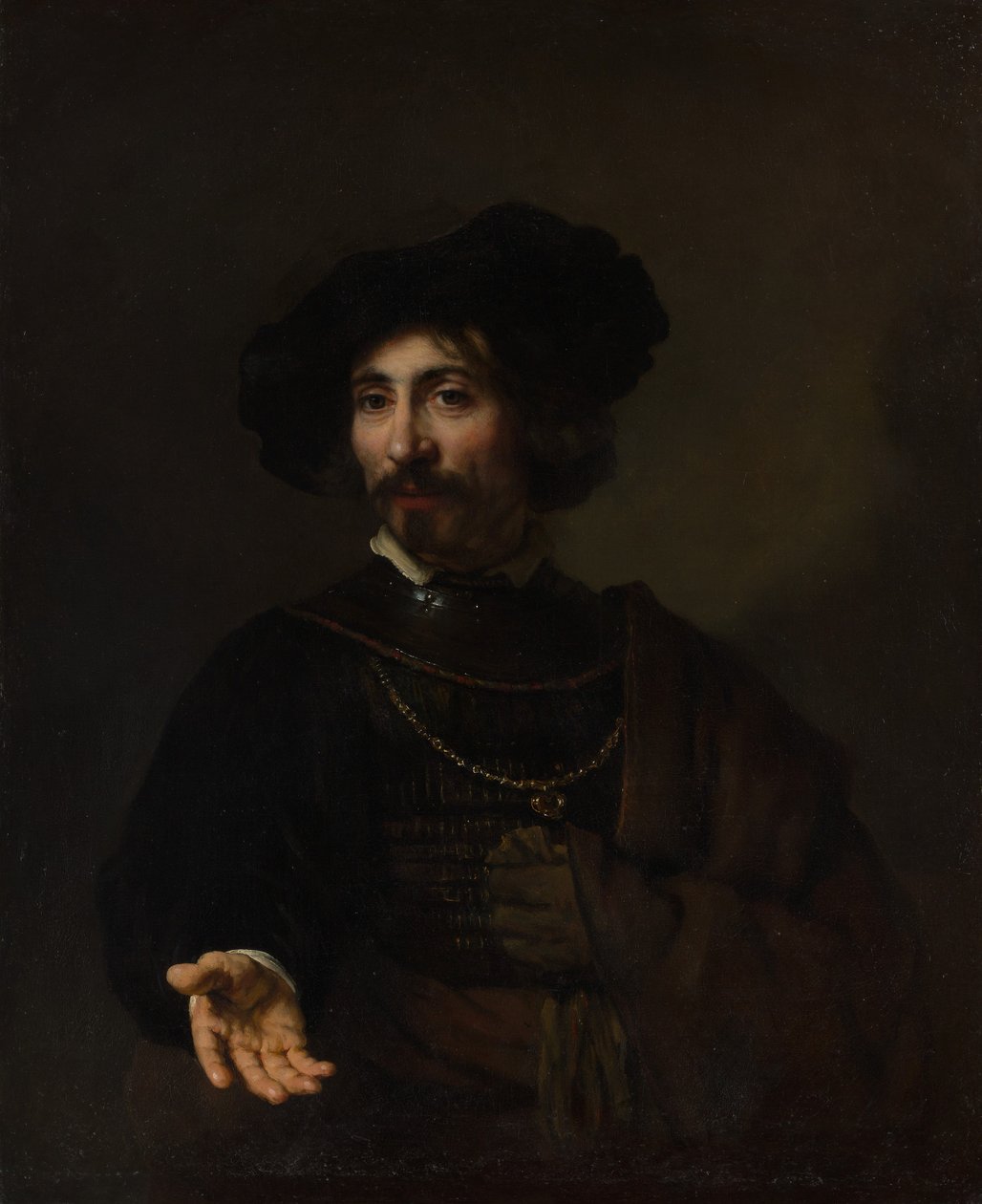 Çelik Boğazlı Adam. by Style of Rembrandt