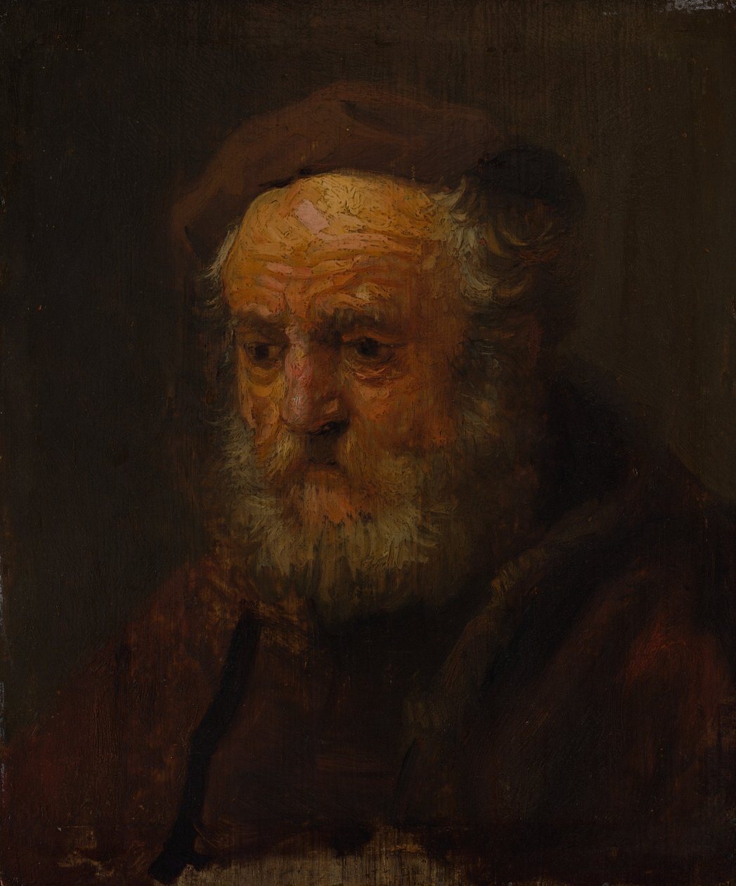 Yaşlı Bir Adamın Çalışma Başkanı. by Style of Rembrandt