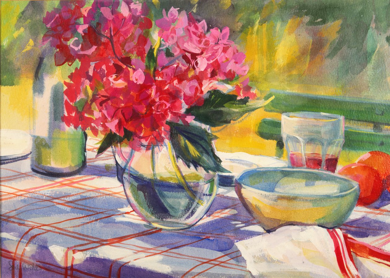 Fransız bahçe masası, 1999, by Sue Wales