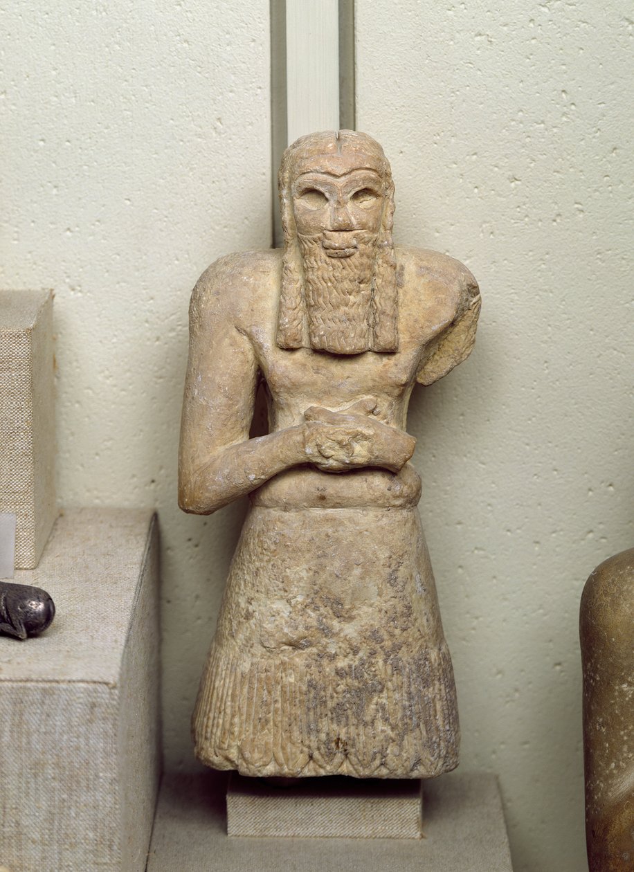 Edin Prensi Ginak Heykeli, Irak, MÖ 2800-2300 by Sumerian