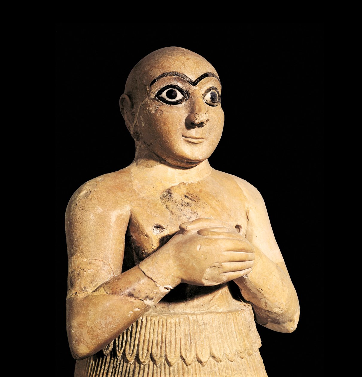 Selim, Mari Kralı'nın Suriye'deki kardeşi, MÖ 3. binyıl (heykel) by Sumerian Sumerian