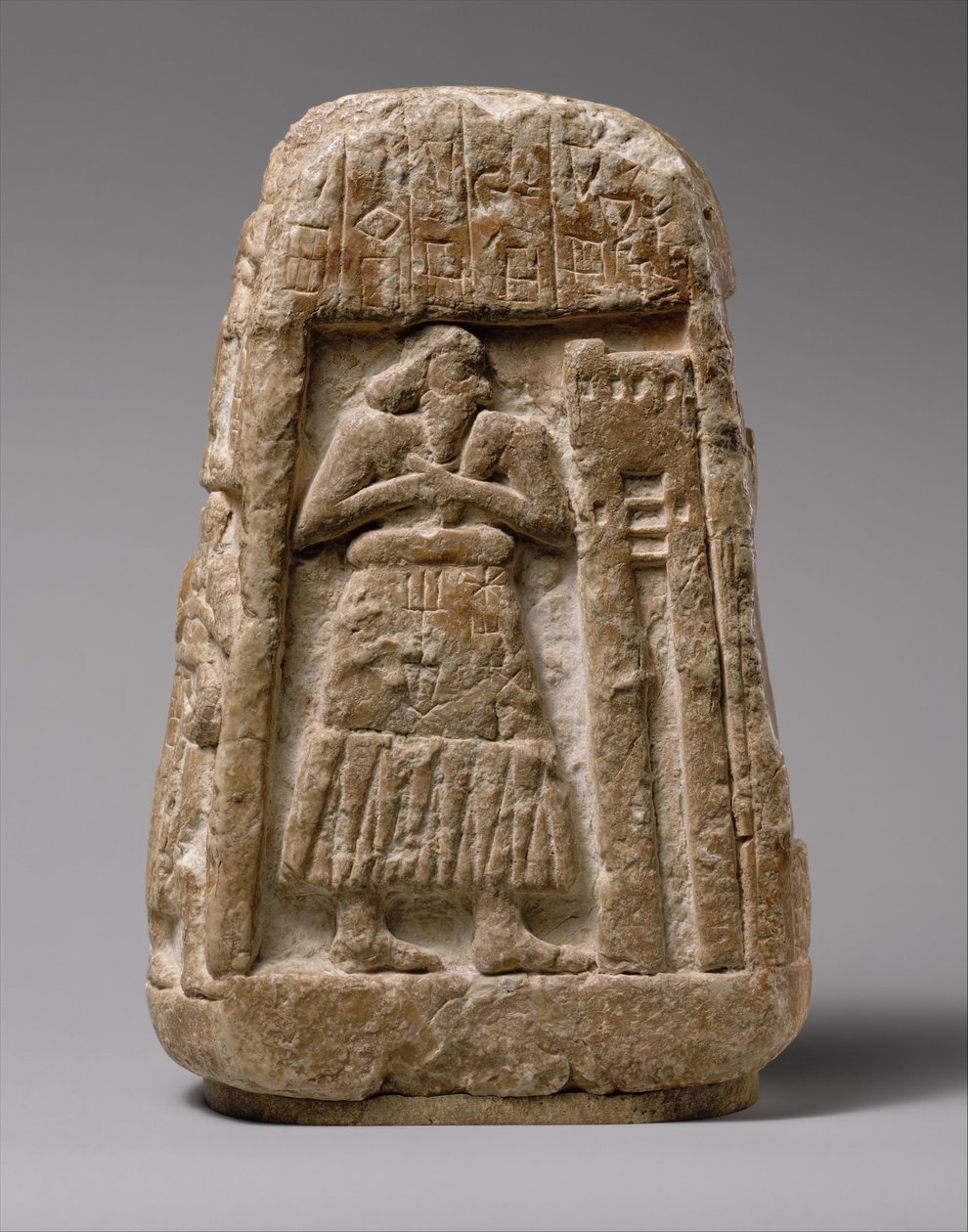 Ushumgal Steli, MÖ 2900-2700 (alçıtaşı kaymaktaşı) by Sumerian Sumerian
