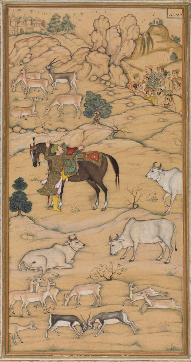 Ekber Atına Biniyor, Chester Beatty Ekber Nama Ekber Tarihi