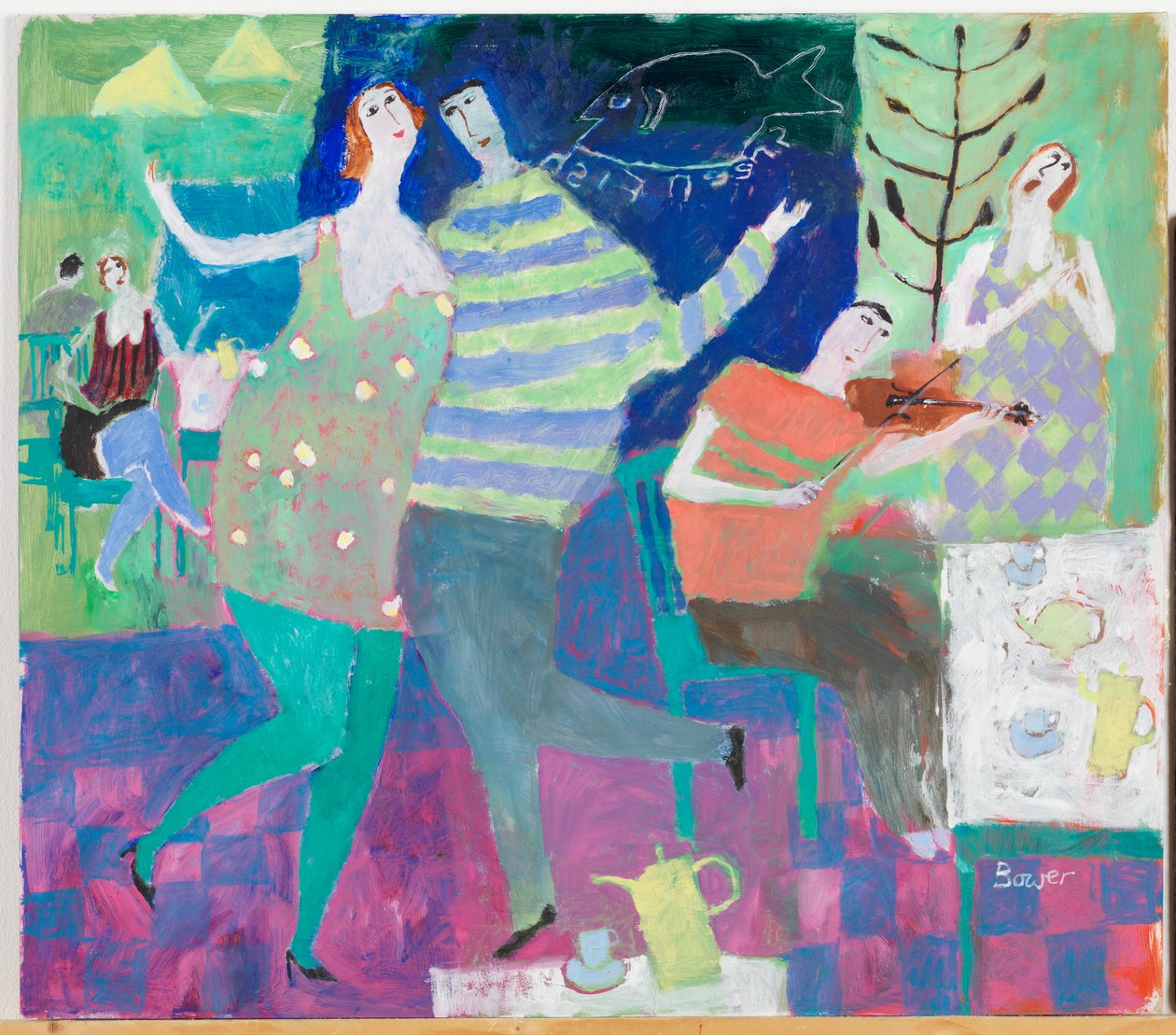 Yeşilde Kemancı, 2000 by Susan Bower