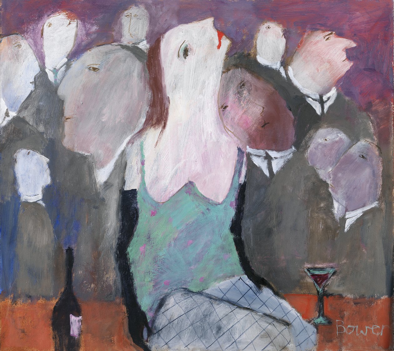 Gri Takım Elbiseli Erkekler, 2008 by Susan Bower