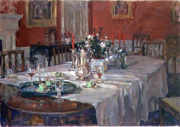 Gümüş Sürahili Yemek Masası by Susan Ryder