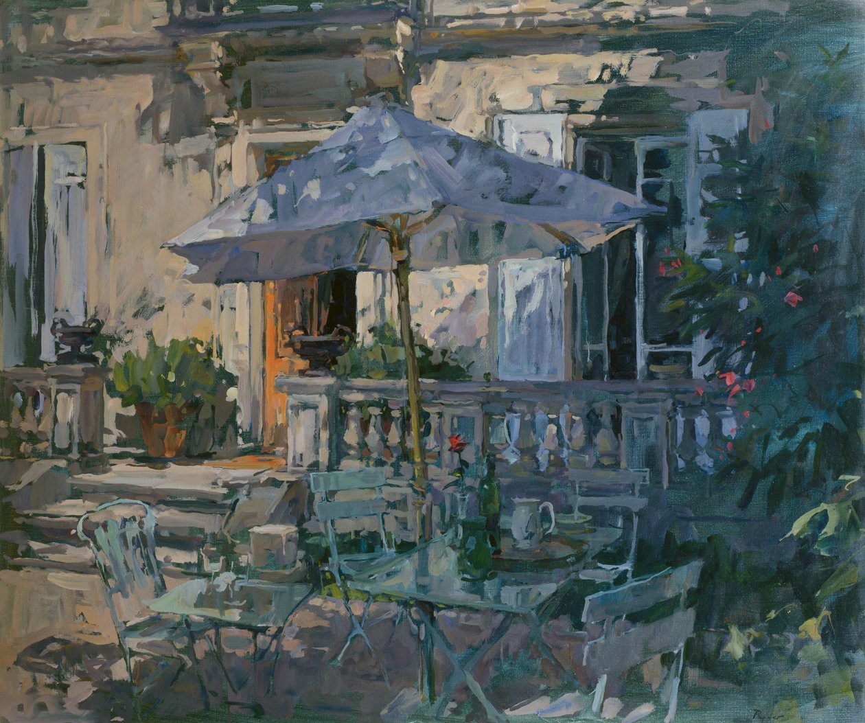 Şemsiye ve Kırmızı Gül, 1998 by Susan Ryder