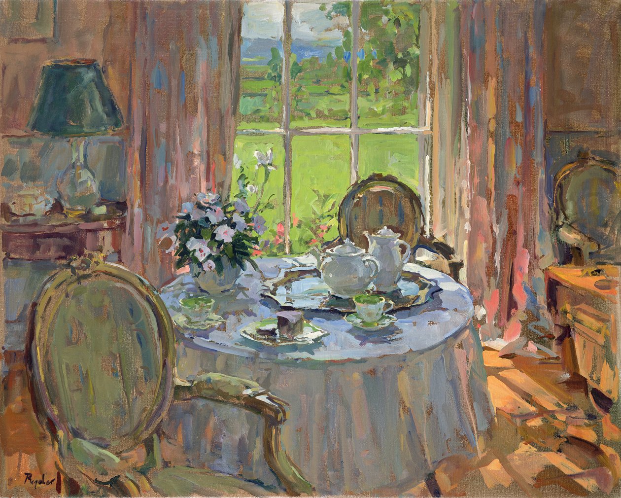 güneşli çay saati by Susan Ryder
