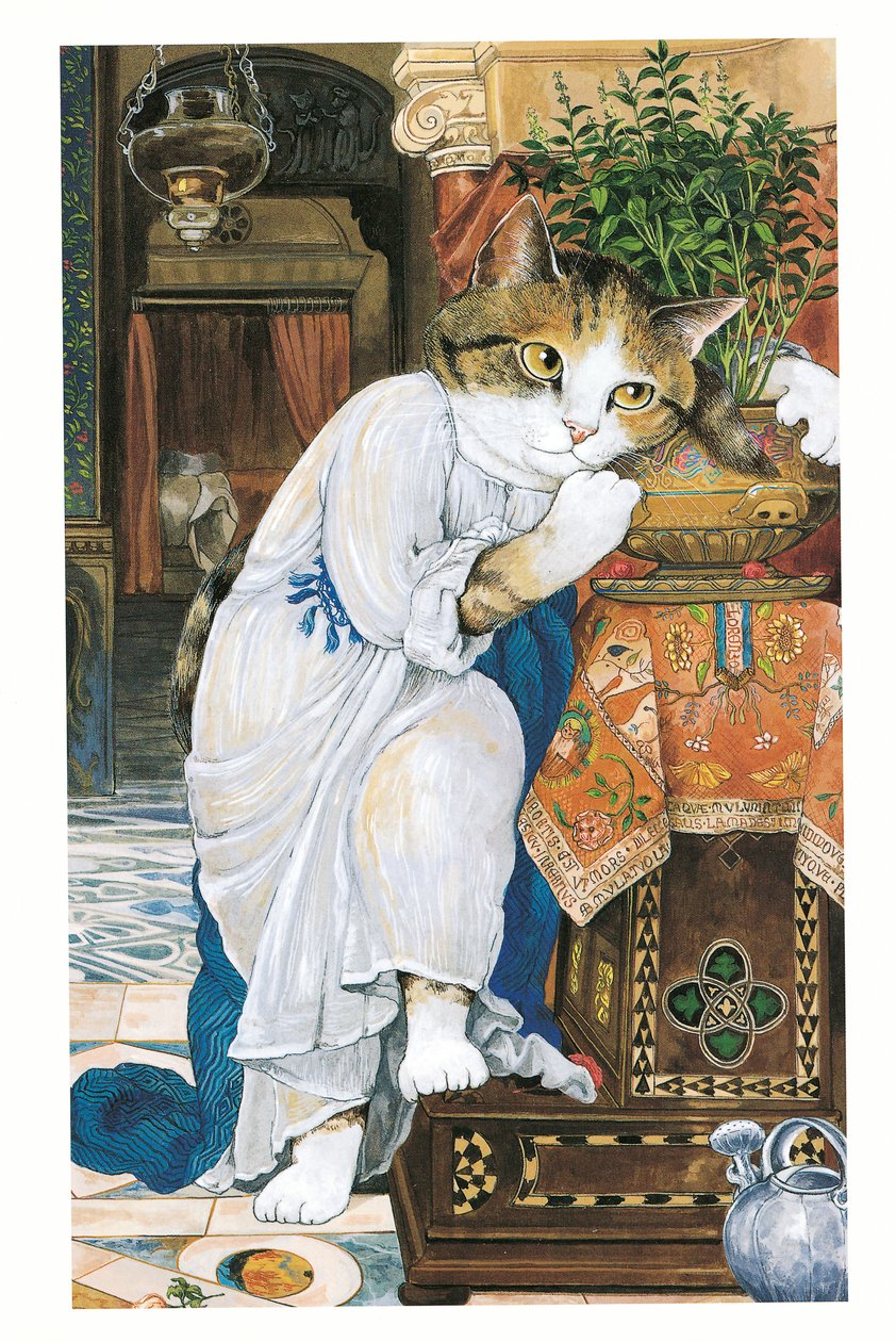 Pre-Raphaelite Cats