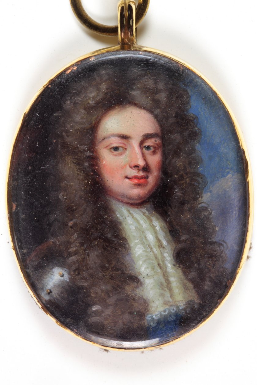 John Holles, Newcastle Dükü (fildişi üzerine suluboya) by Susan Penelope Gibson